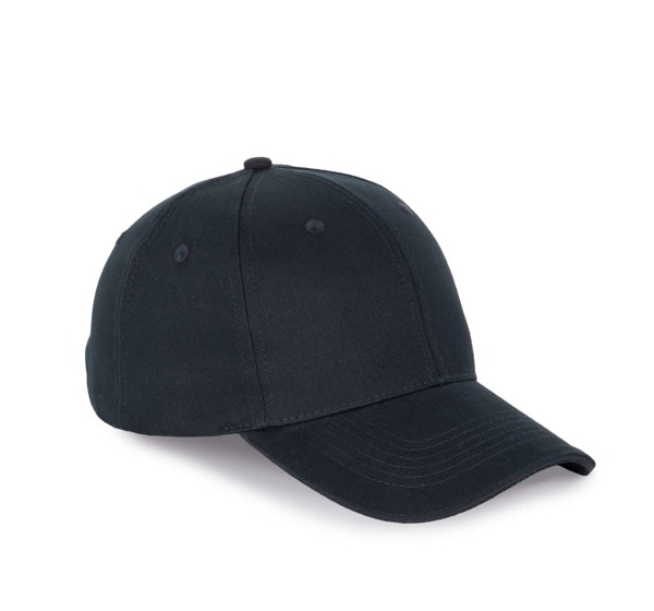 Cap With Contrasting Sandwich Peak - 6 Panels - White / Navy