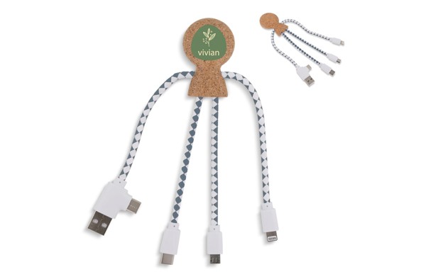 Xoopar Mr. Bio polnilni kabel, USB-C, Tyvek