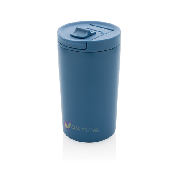 Mug 300ml isotherme et étanche en acier recyclé RCS - Bleu