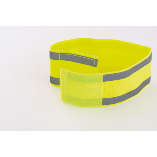 Sports armband in lycra Visible Me - Neon Yellow