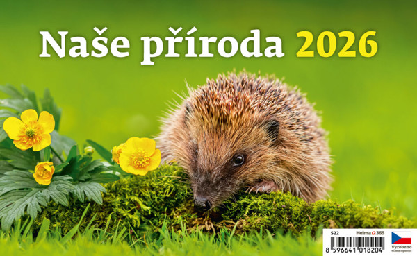 Stolní kalendář Naše příroda 2026