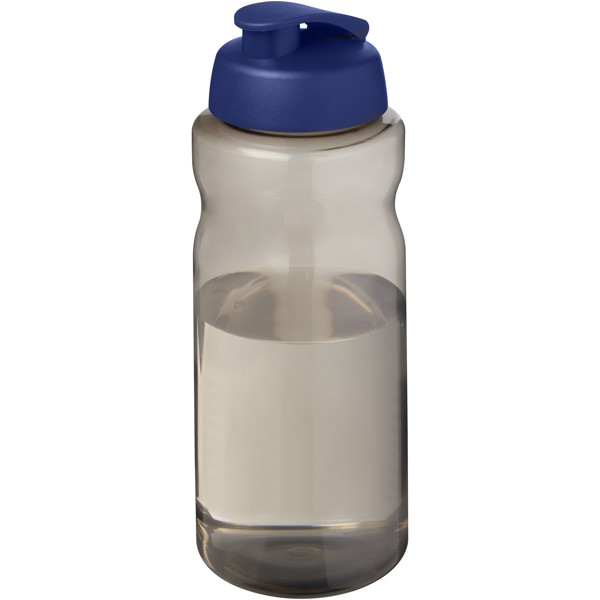 Borraccia sportiva da 1 litro con coperchio a scatto H2O Active® Eco Big  Base - Carbone /