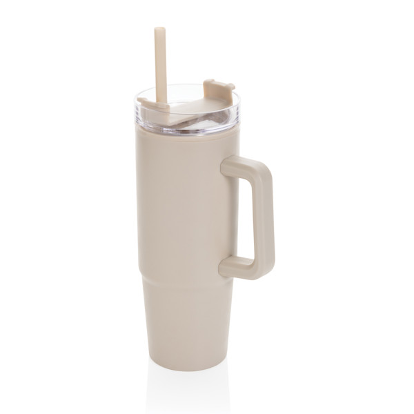 Termohrnček s madlom Tana 750ml z RCS plastu - Béžová