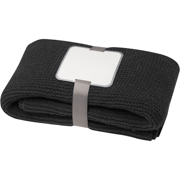 Suzy GRS Strickdecke, 150 x 120 cm - schwarz