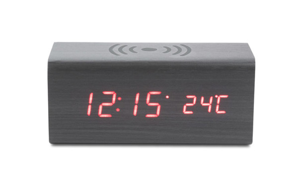 Desk clock with wireless charger CORNELL