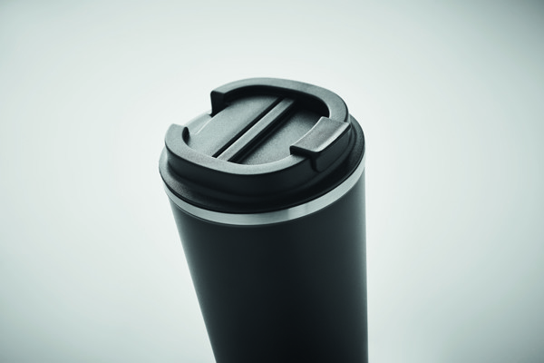 Kozarec Brace+ 510 ml, dvojna stena iz nerjavečega jekla - Črna