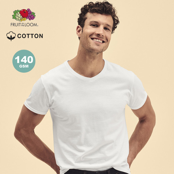 Camiseta Adulto Blanca Iconic V-Neck - Blanco / L