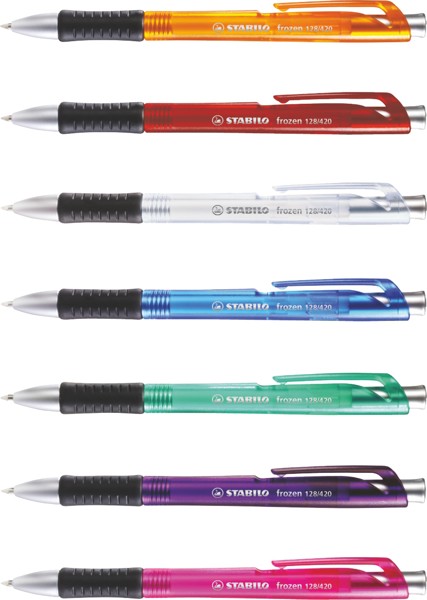 STABILO concept frozen ballpoint pen, transparent white
