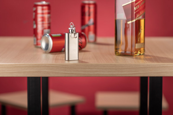 Hip flask keychain FLASIK 50 ml