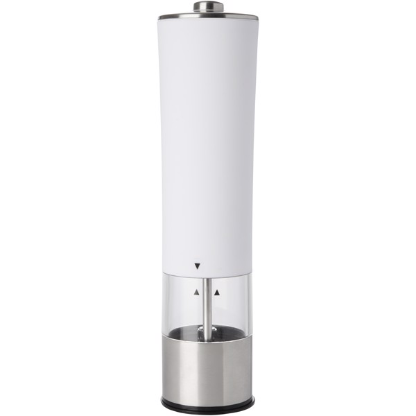 Kirkenes electric salt or pepper mill - White