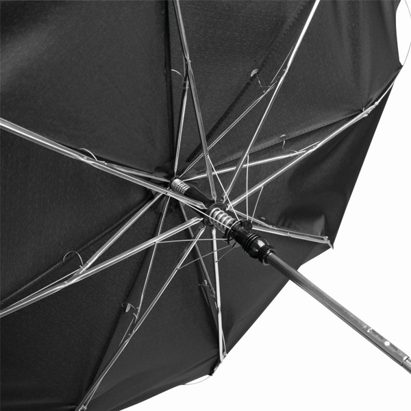 Mister automatic pocket umbrella, 95 cm diameter - Black