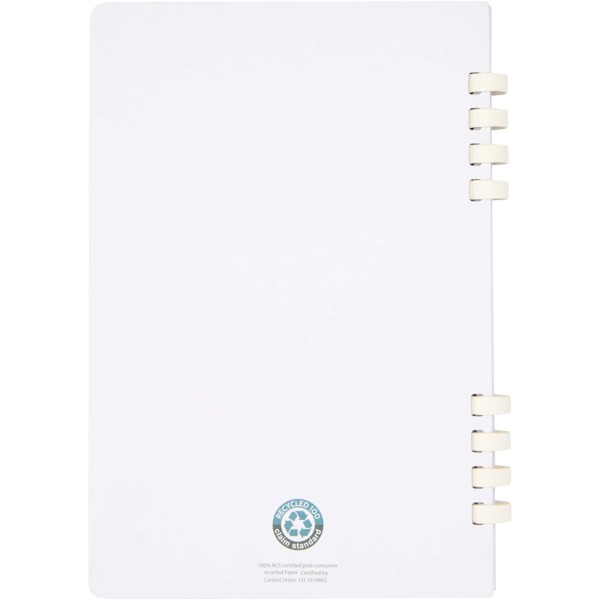 Fil A5 hardcover RCS gerecycleerd spiraalnotitieboek - Wit
