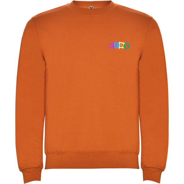 Maglione a girocollo da bambino Clasica - Arancione / 7/8