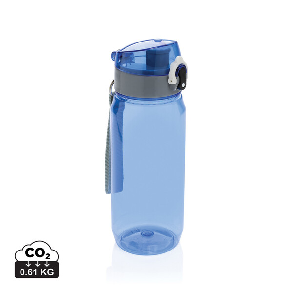 Bouteille d'eau 600ml étanche en rPET RCS Yide - Bleu