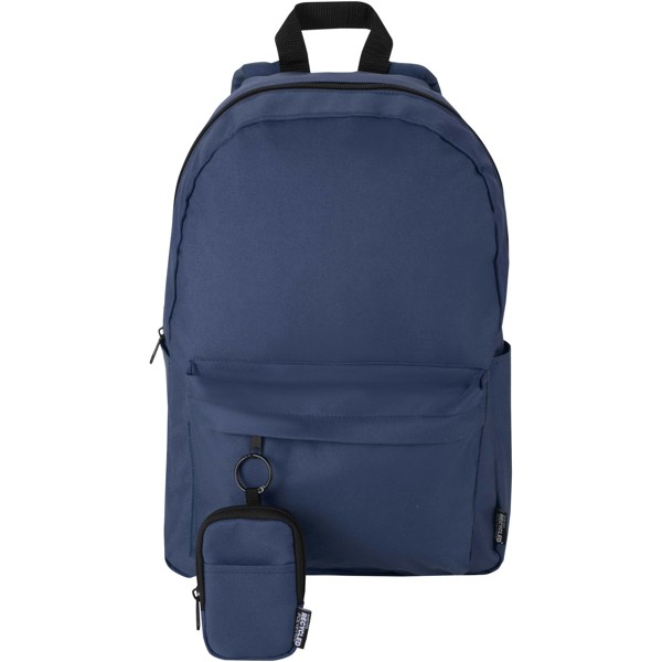 Petite pochette Byron Clip & Go recyclée certifiée GRS de 0,2 L - Marine