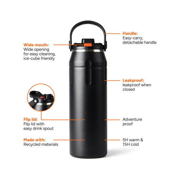 Nordic Drift Trail RCS Insulated sports bottle 940ml