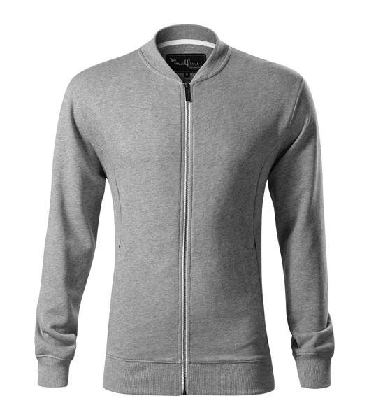 Mikina Pánská Malfini Premium® Bomber - Tmavě Šedý Melír / S