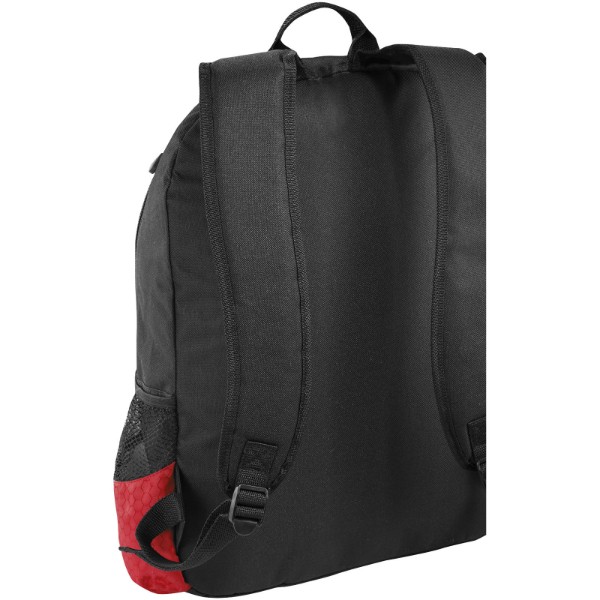 Benton 15" Laptop-Rucksack 15L - schwarz / rot