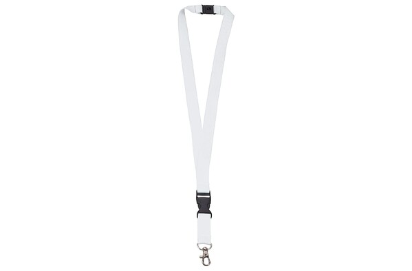 Lanyard Polyester 20 mm - Blanc