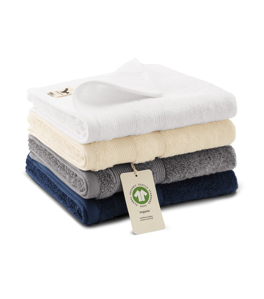 Ručnik Unisex Malfini® Organic (Gots) - Boja Badema / 50 x 100 cm
