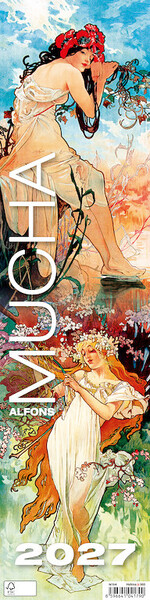 Plánovací nástěnný kalendář Alfons Mucha 2027