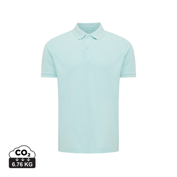 Iqoniq Yosemite recycled cotton pique polo - Crushed Mint / XXL