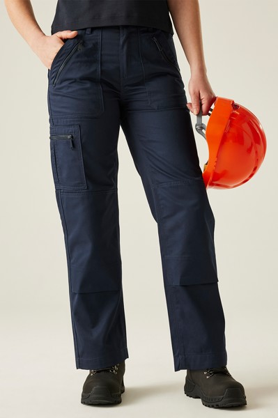 Women's Pro Action Trousers (Regular) - Black / L