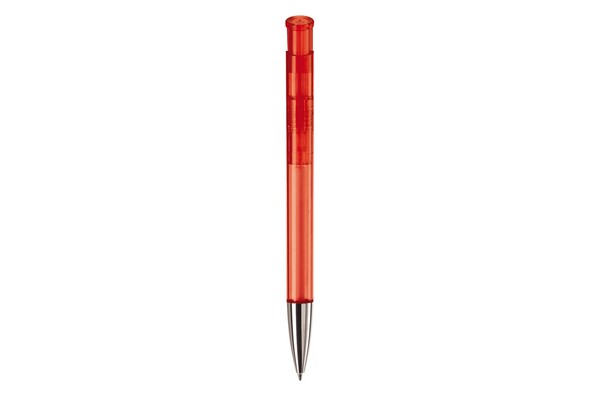 Avalon ball pen metal tip transparent - Transparent / Red