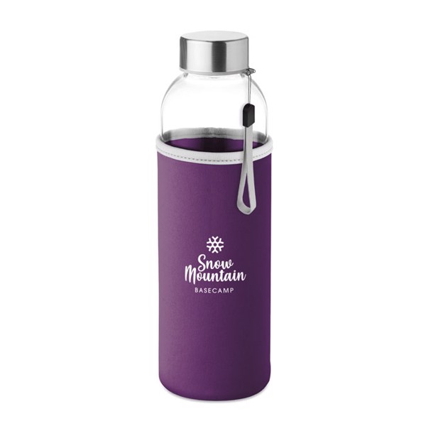 Glass bottle 500ml Utah Glass - Violet