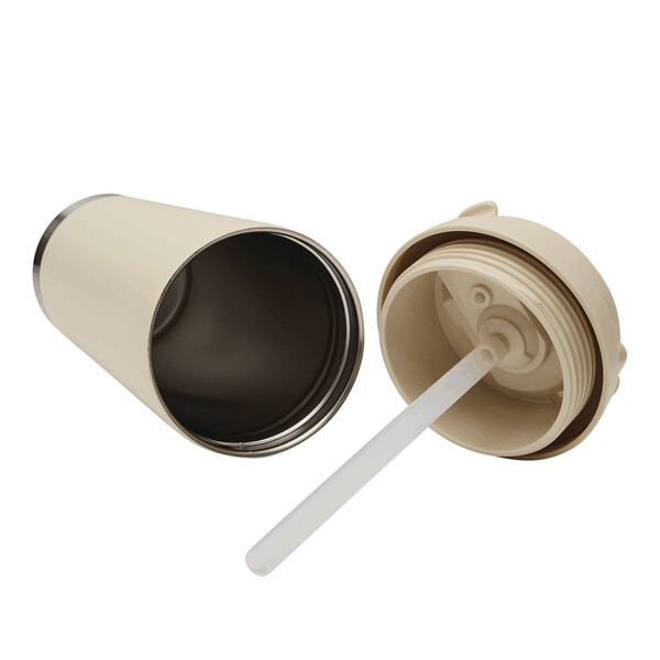 Vákuovo izolovaný cestovný hrnček Mug2go - Béžová