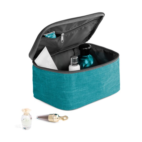 ELIZA. Cosmetic bag 300D - Turquoise Blue