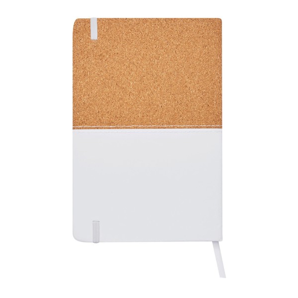 Notizbuch Corky Im Din-A5-Format - Braun / Weiß