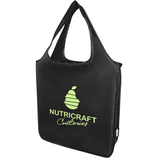 Grand sac shopping Ash en RPET certifié GRS 14L - Noir