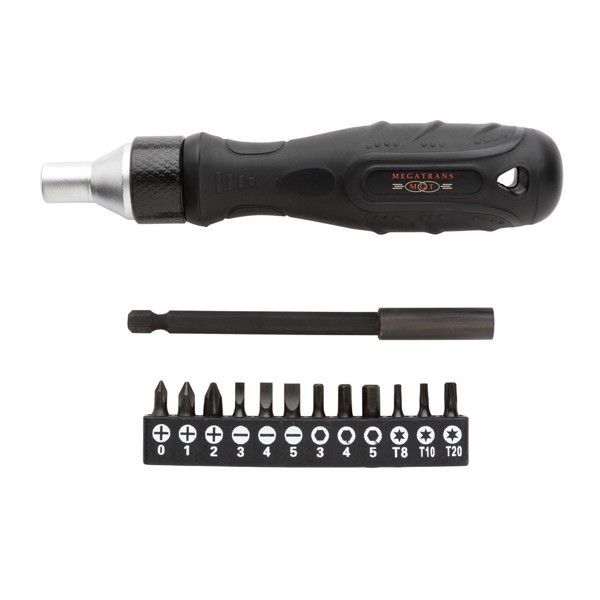 GearX screwdriver set S2 steel, 60-62 HRC bits