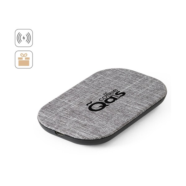 RENEWAL CHARGER. Brzi bežični punjač od 10 W od recikliranog PET-a (100% rPET)