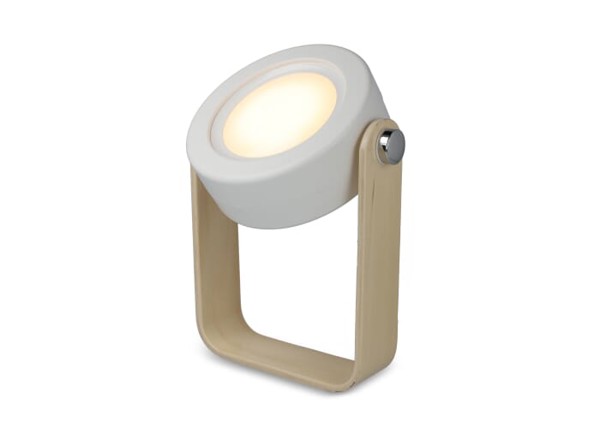Coollux multifunctional LED lamp with bamboo handle