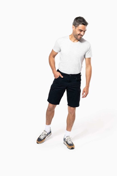 Multipocket Bermuda Shorts - Dark Grey / 54