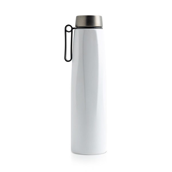 Garrafa Térmica 750Ml Em Aço Inoxidável Reciclado, Com Pega - Branco