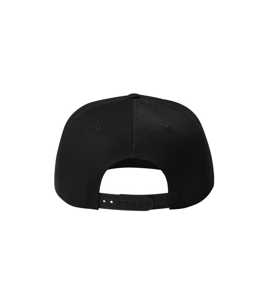 Čepice Unisex Malfini® Rap 5P - Černá / nastavitelná