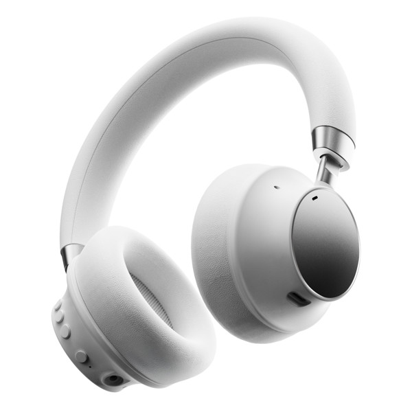 JUNDO - CASQUE À RÉDUCTION DE BRUIT ANC BLUETOOTH SANS FIL BLANC ET ALUMINIUM
