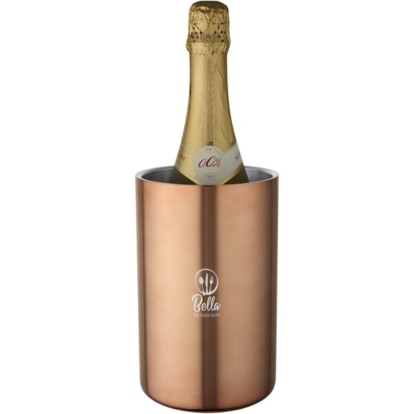 Cielo double-walled stainless steel wine cooler - Rosegold