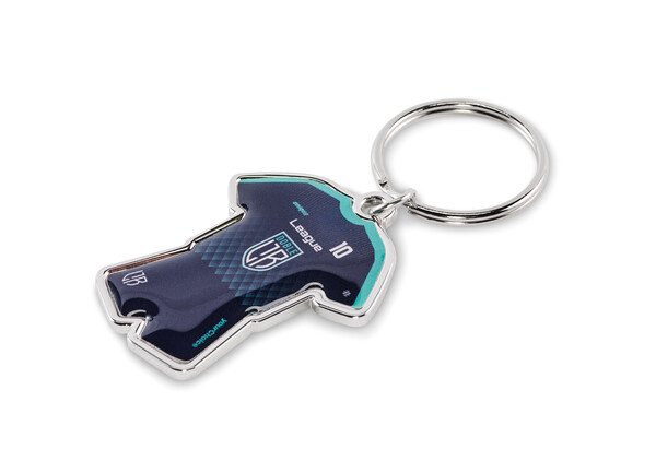 Sports kit keychain with doming - Full colour