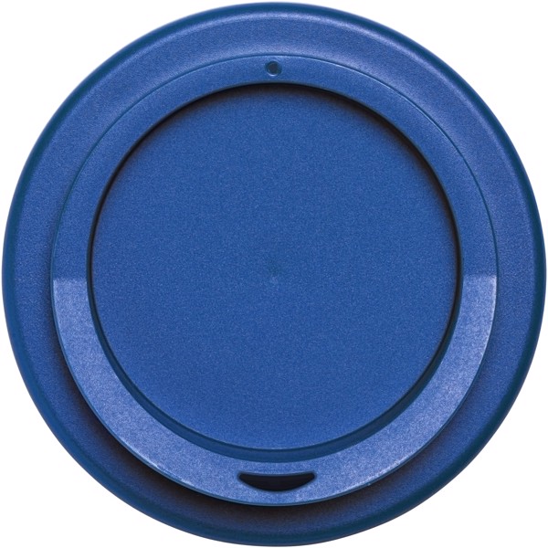 Copo isolado com pega de 350 ml "Americano®" - Azul médio / Branco