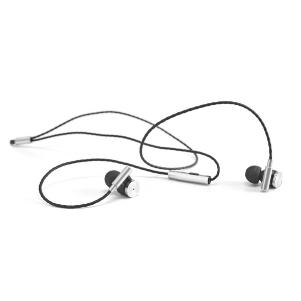 PS - VIBRATION. Metal and ABS earphones with microphone
