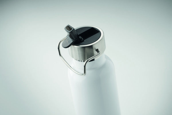 Steklenička Riflow iz recikliranega jekla, 660 ml - Bela