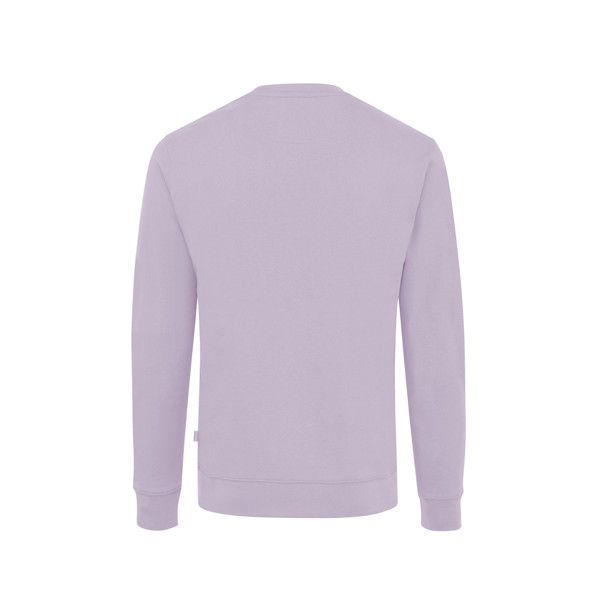 Sweater à col rond en coton recyclé Iqoniq Zion - Lavender / M
