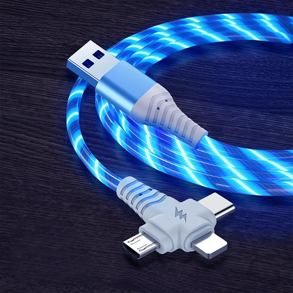 Illuminated data cable 3in1 UC050 - WHITE