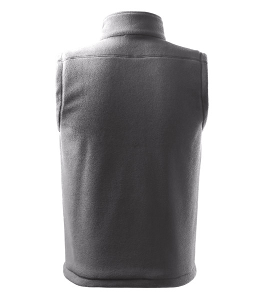 Fleece Vesta Unisex Rimeck® Next - Ocelově Šedá / M