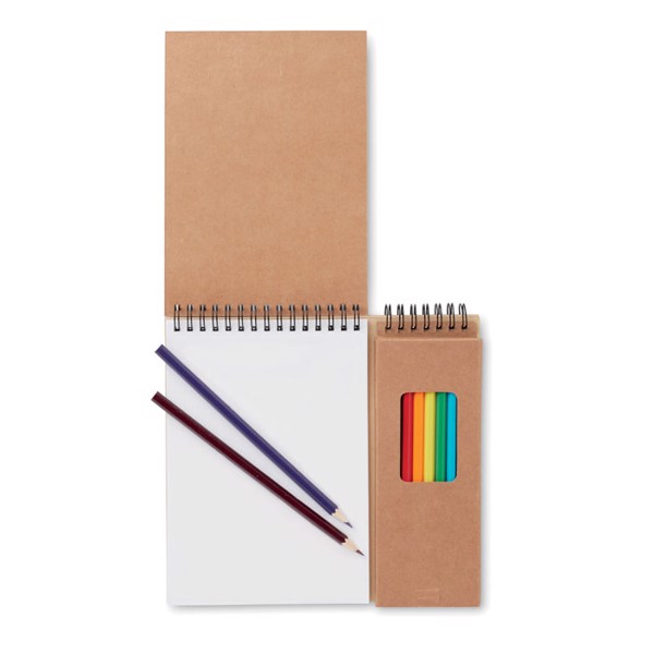 MB - Colouring set with notepad Colopad