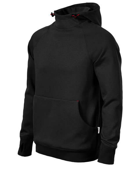 Mikina Pánska Rimeck® Vertex Hoodie - Čierna / S